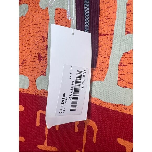 La Pagayo Women’s Medium Shirt Jacket 1/4 Zip Ribbed Hippie Colorful Indie NEW - Picture 2 of 9